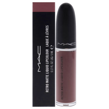 Retro Matte Liquid Lipstick - 123 Topped With Brandy by MAC for Women - 0.17 oz Lipstick