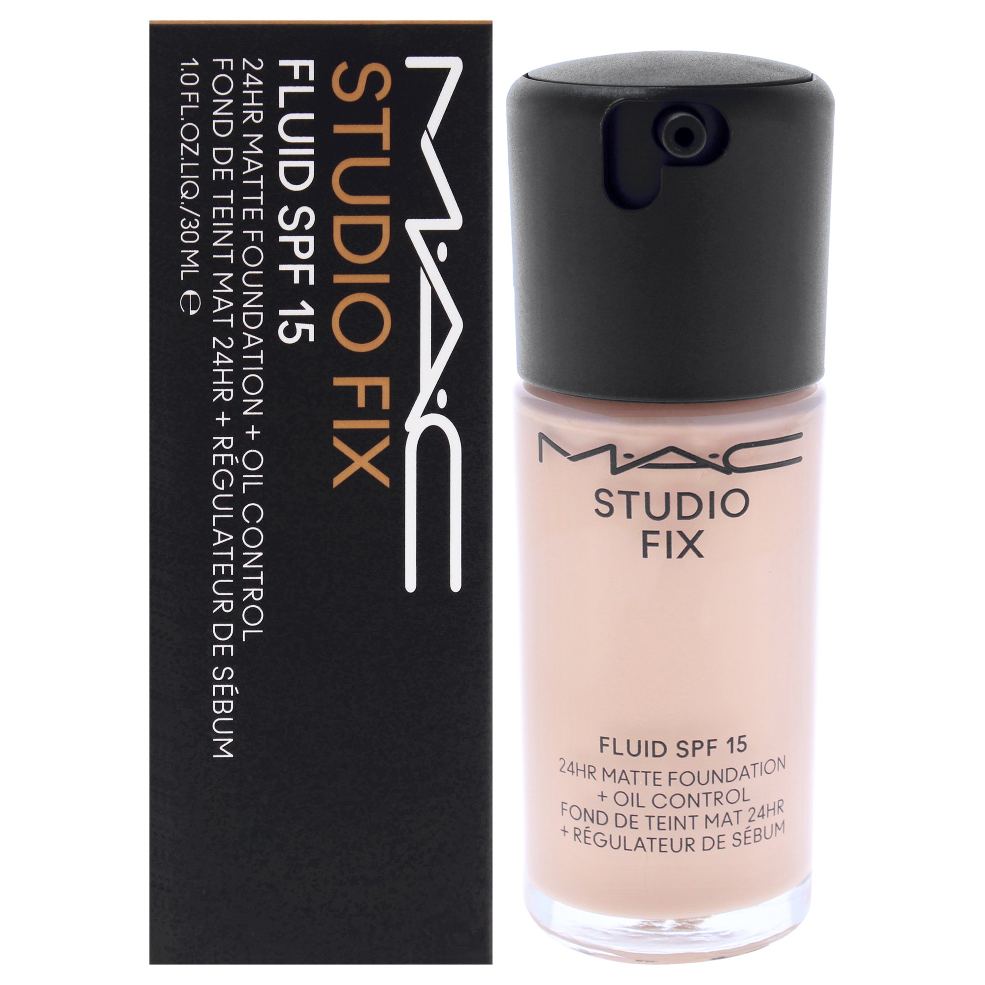 Studio Fix Fluid SPF 15 - NW25 Rosy Beige With Rosy Undertone  by MAC for Women - 1 oz Foundation