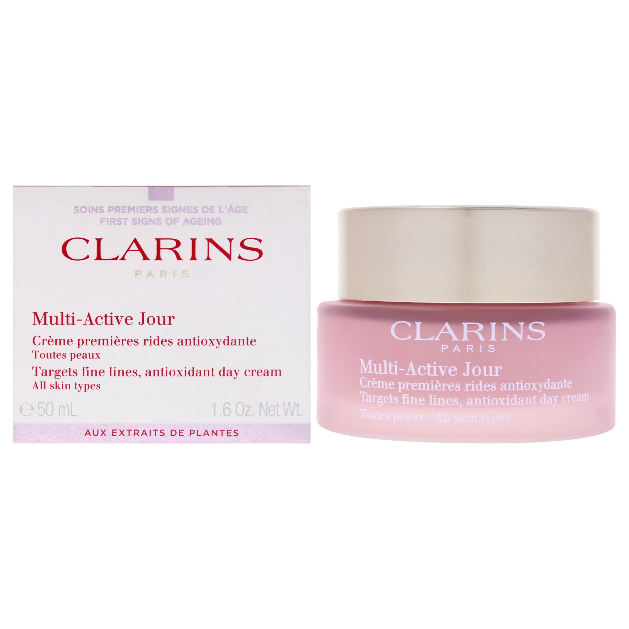 Multi-Active Day Cream - All Skin Types by Clarins for Women - 1.6 oz Cream (Tester)