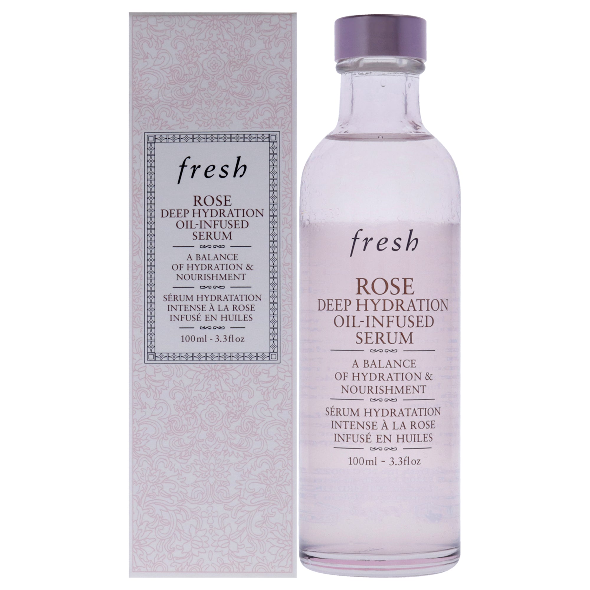 Rose Deep Hydration Oil-Infused Serum by Fresh for Women - 3.3 oz Serum