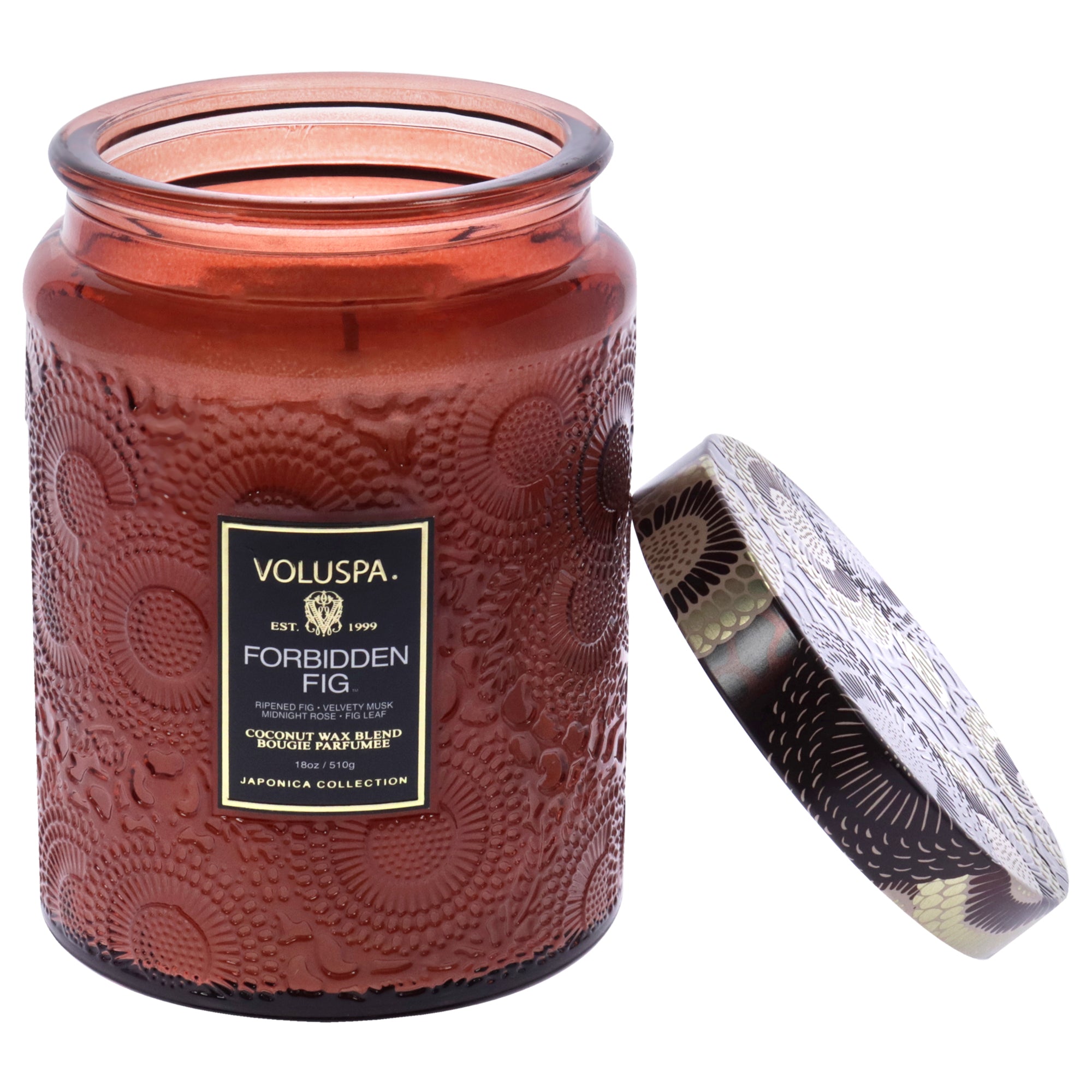 Japonica Collection Large - Forbidden Fig by Voluspa for Unisex - 18 oz Candle