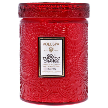 Japonica Collection Small - Goji Tarocco Orange by Voluspa for Unisex - 5.5 oz Candle