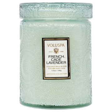 Japonica Collection Small - French Cade Lavender by Voluspa for Unisex - 5.5 oz Candle