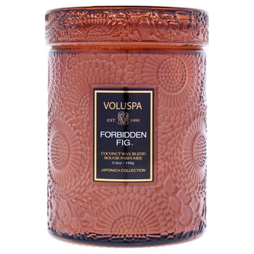 Japonica Collection Small - Forbidden Fig by Voluspa for Unisex - 5.5 oz Candle