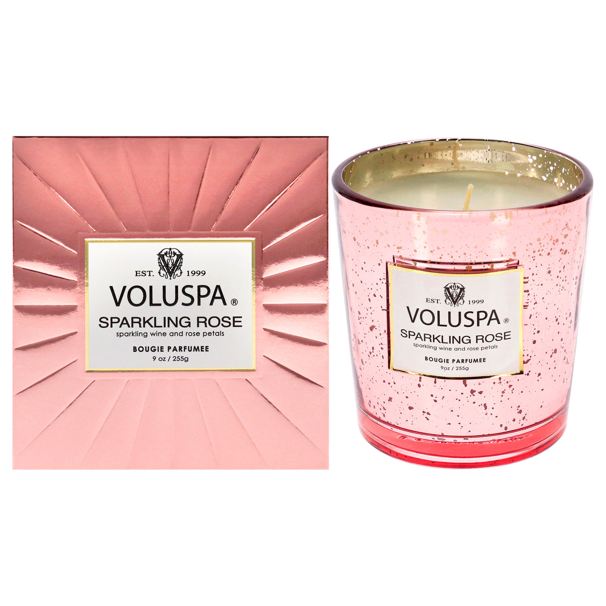 Roses Collection Classic - Sparkling Rose by Voluspa for Unisex - 9 oz Candle