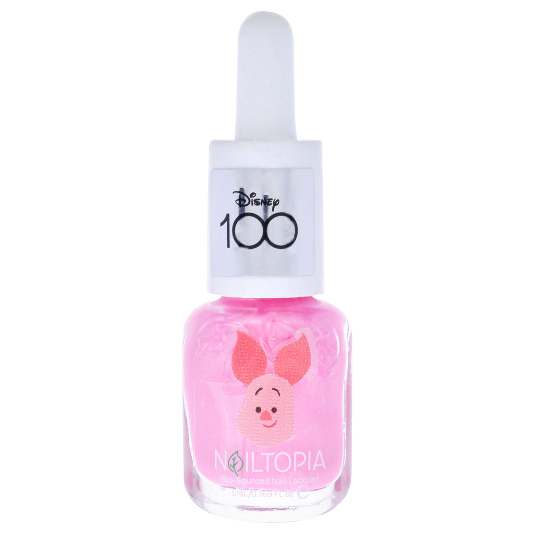 Bio-Sourced Chip Free Nail Lacquer Disney Collection Piglet - Pink Metallic by Nailtopia for Women - 0.169 oz Nail Polish
