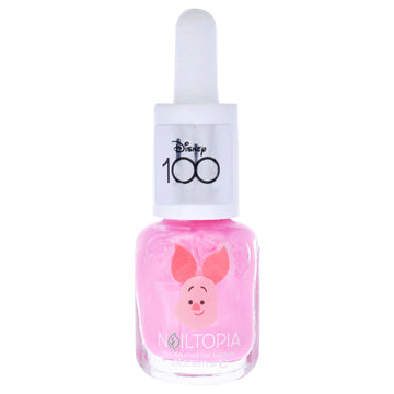 Bio-Sourced Chip Free Nail Lacquer Disney Collection Piglet - Pink Metallic by Nailtopia for Women - 0.169 oz Nail Polish