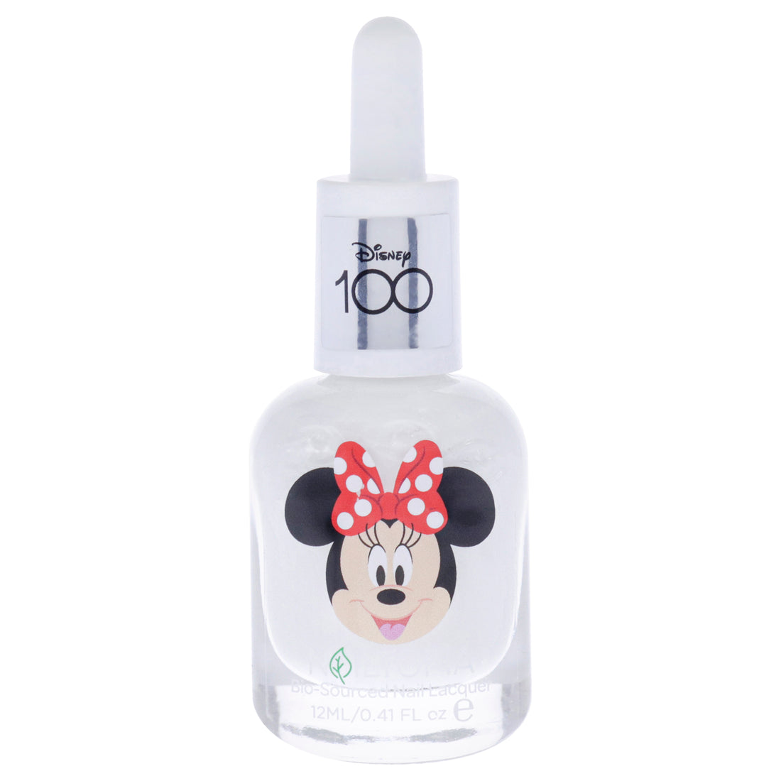 Bio-Sourced Chip Free Nail Lacquer Disney Collection Minnie Mouse - Milky White Creme by Nailtopia for Women - 0.41 oz Nail Polish