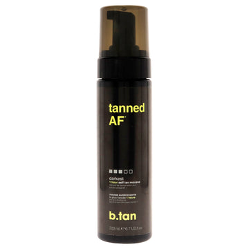 Tanned Af Self Tan Mousse by B.Tan for Unisex - 6.7 oz Mousse