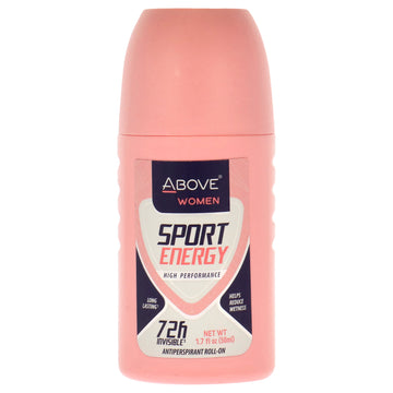 72 Hours Antiperspirant Deodorant - Sport Energy by Above for Women - 1.7 oz Deodorant Roll-On