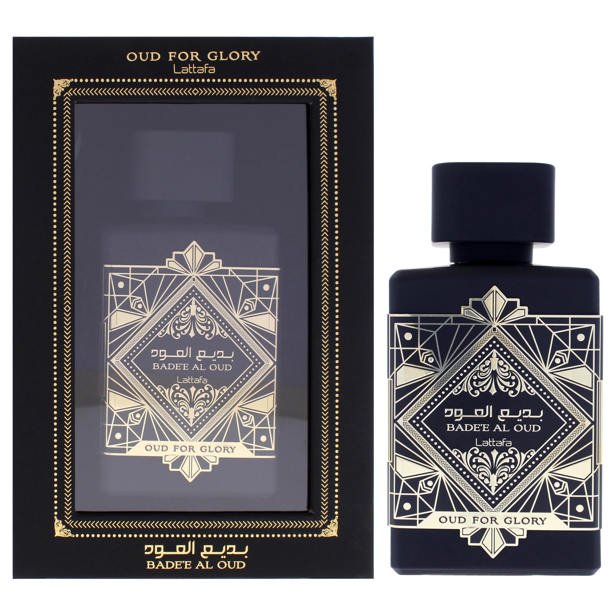 Badee Al Oud Collection - Oud For Glory by Lattafa for Unisex - 3.4 oz EDP Spray