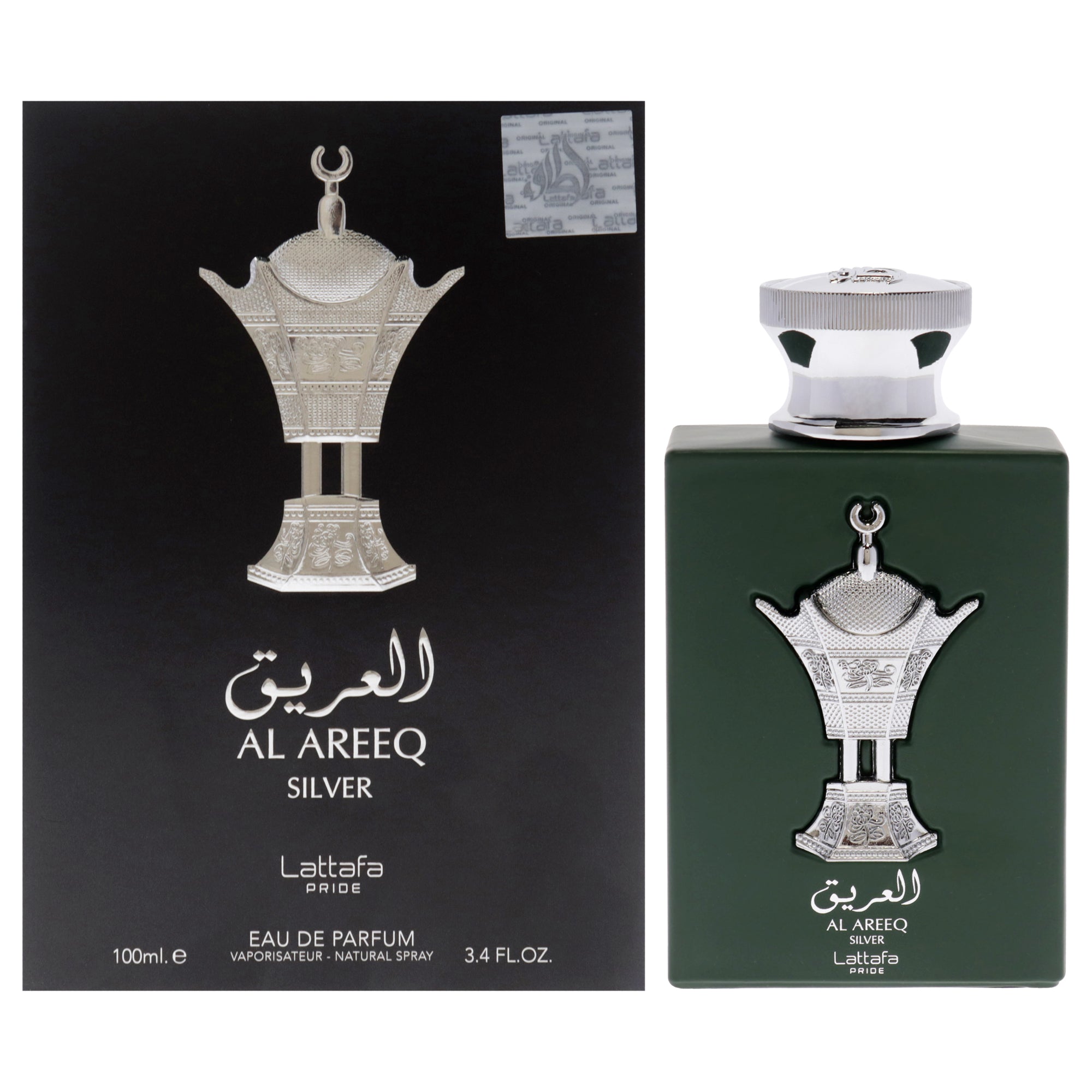 Pride - Al Areeq Silver by Lattafa for Unisex - 3.4 oz EDP Spray