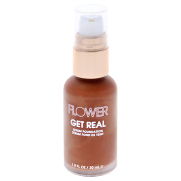 Get Real Serum Foundation - D4 Cocoa by Flower Beauty for Women - 1 oz Foundation