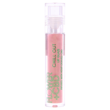 CBD Chill Out Lip Glaze - 10 Dazed by Flower Beauty for Women - 0.1 oz Lip Gloss