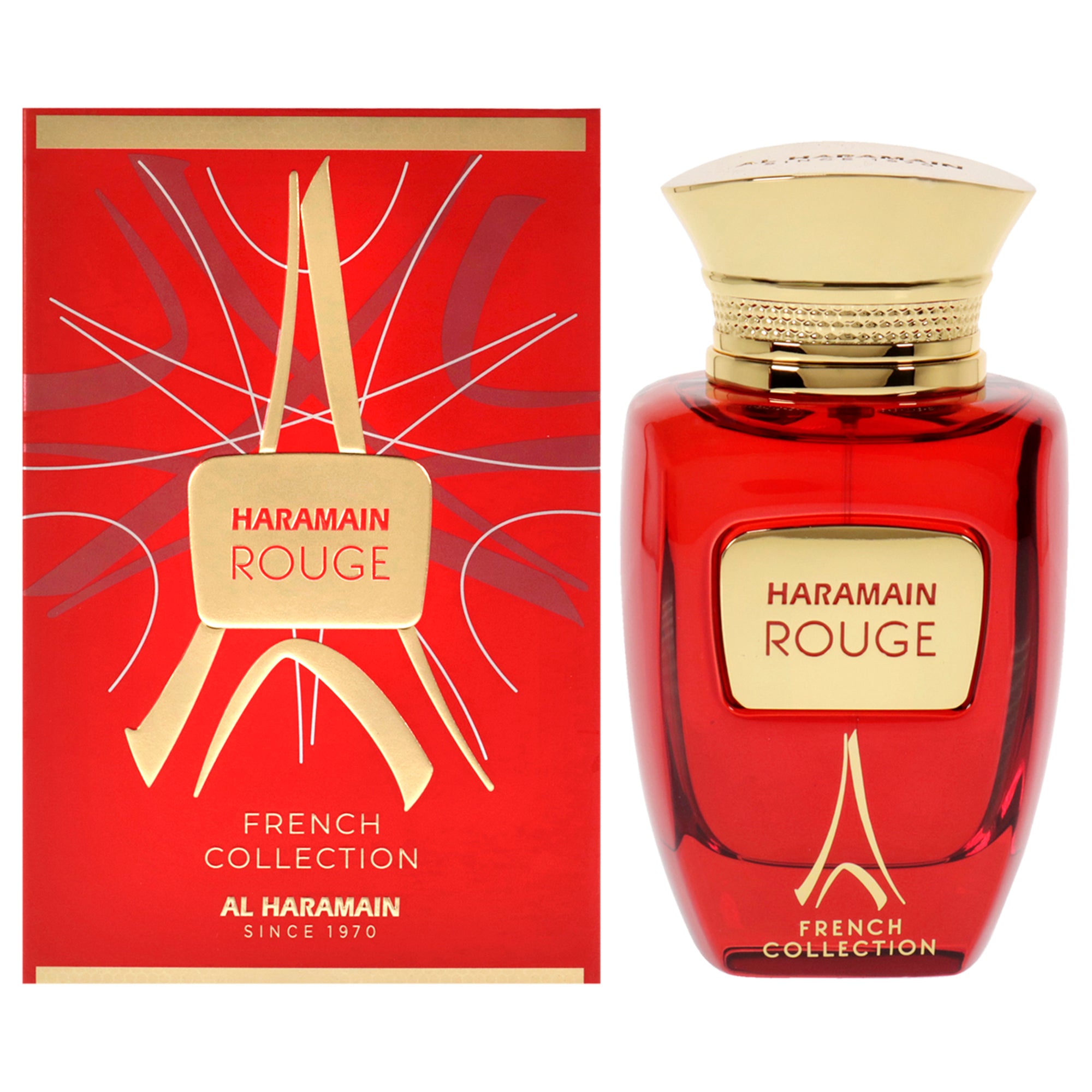 French Collection - Rouge by Al Haramain for Unisex - 3.33 oz EDP Spray