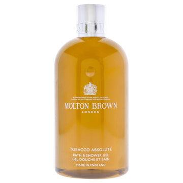 Bath and Shower Gel - Tobacco Absolute by Molton Brown for Men - 10 oz Shower Gel
