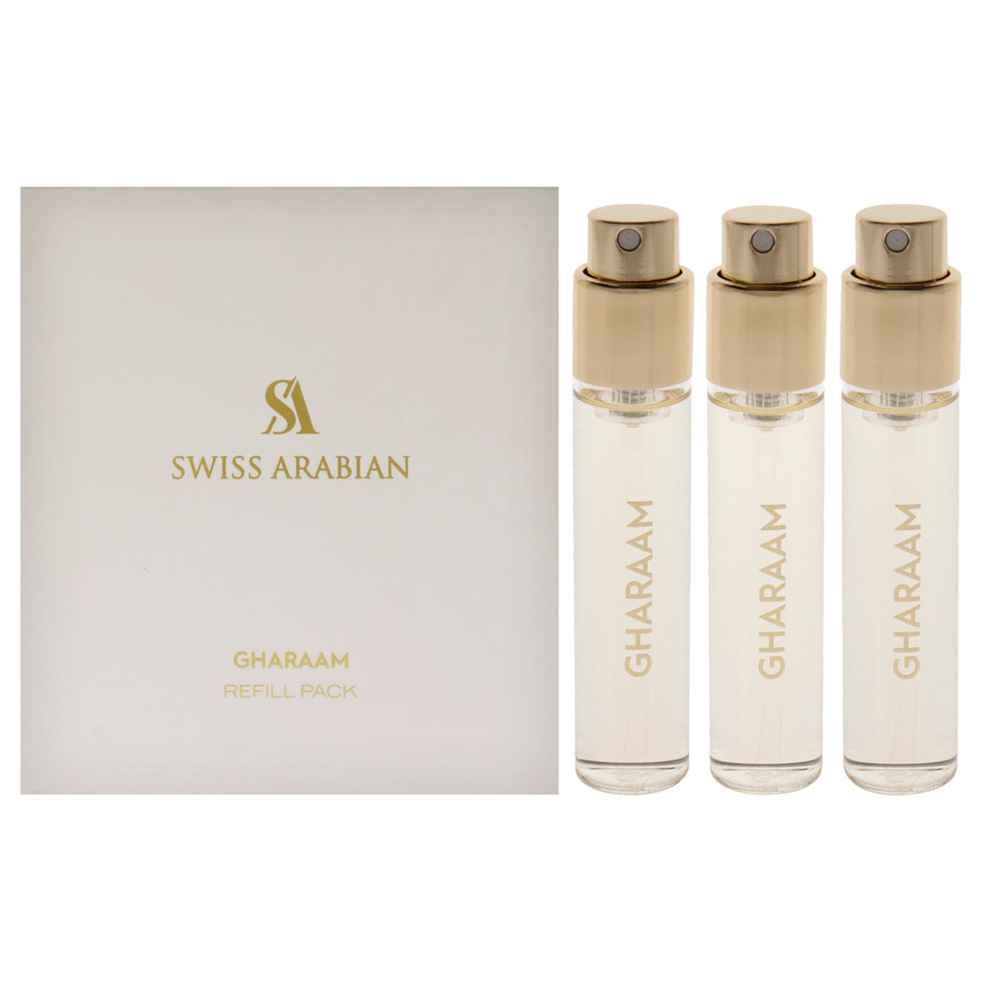 Gharaam by Swiss Arabian for Unisex - 3 x 1 oz EDP Spray (Refill)