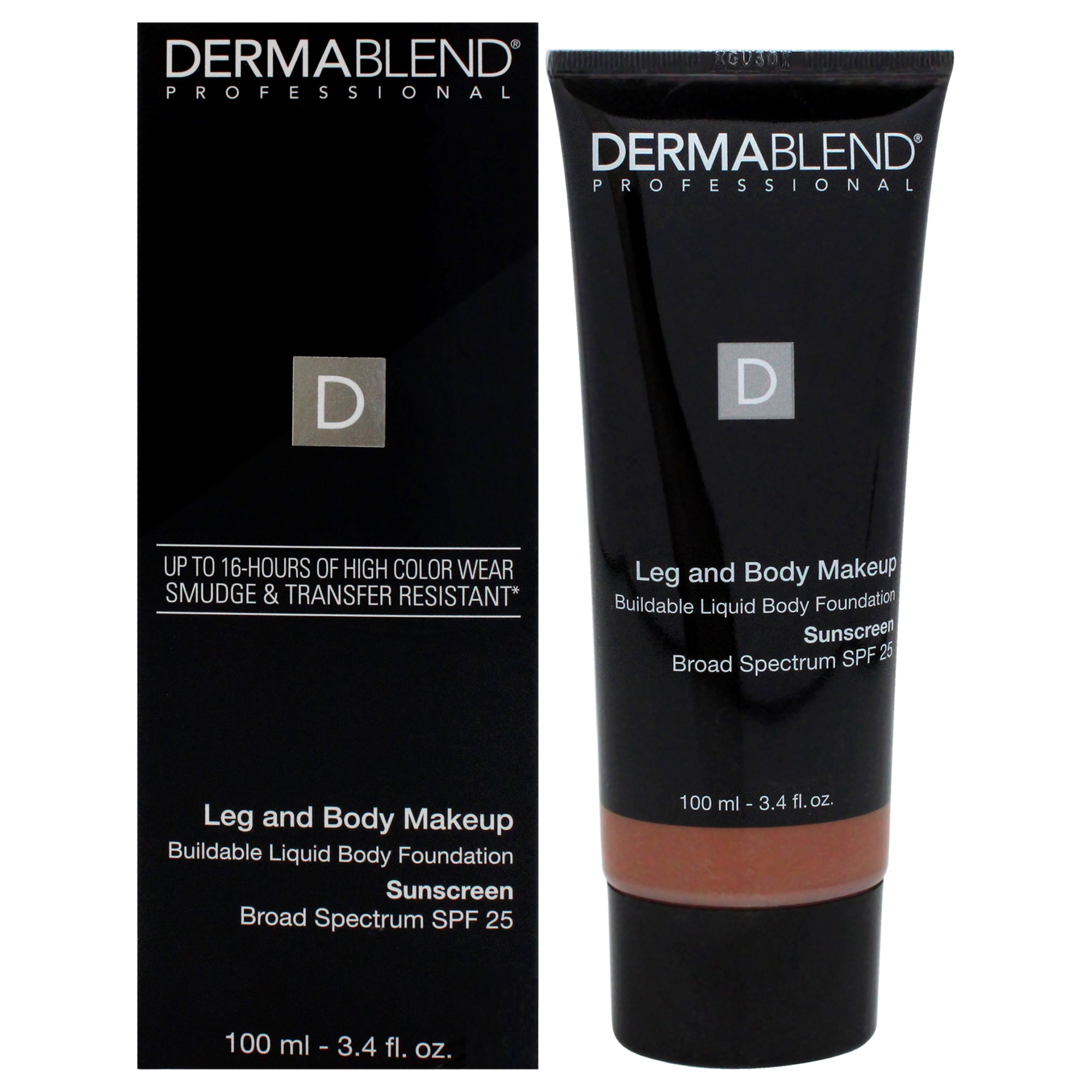 Leg and Body Makeup - 70W Deep Golden by Dermablend for Women - 3.4 oz Makeup (Tester)