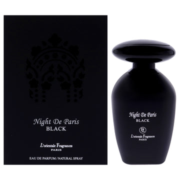 Night De Paris - Black by LOrientale Fragrances for Unisex - 3.3 oz EDP Spray