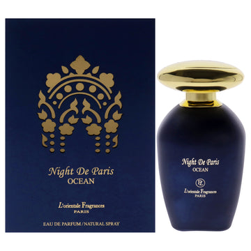 Night De Paris - Ocean by LOrientale Fragrances for Unisex - 3.3 oz EDP Spray