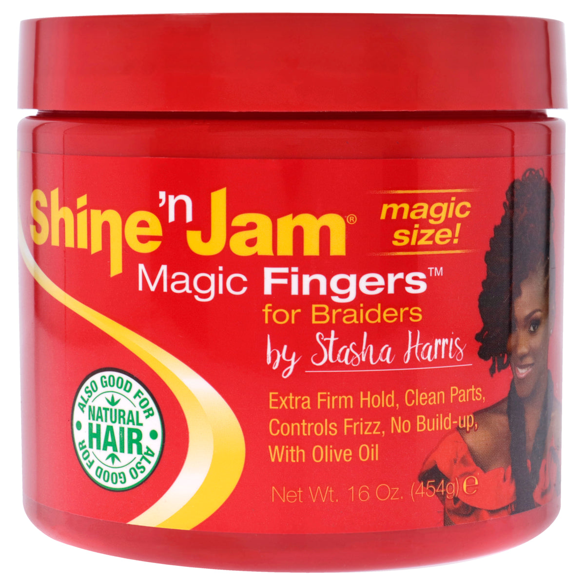 Shine-n-Jam - Magic Fingers Gel for Braids by Ampro for Women - 16 oz Gel