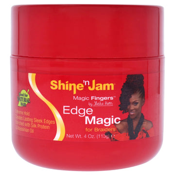 Shine-n-Jam - Magic Fingers Edge Control by Ampro for Women - 4 oz Gel