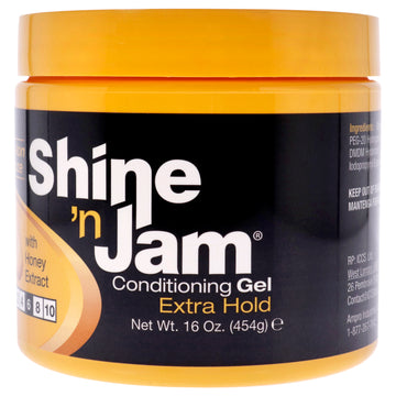 Shine-n-Jam Gel - Extra Hold by Ampro for Women - 16 oz Gel
