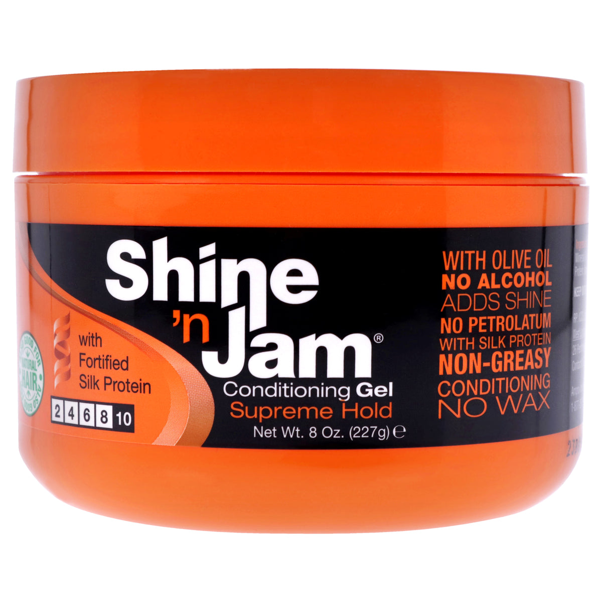 Shine-n-Jam Gel - Supreme Hold by Ampro for Women - 8 oz Gel