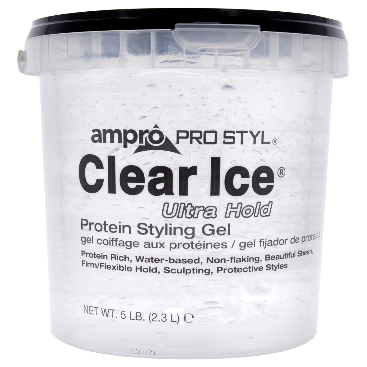 Pro Styl Protein Styling Gel Clear Ice - Ultra Hold by Ampro for Women - 80 oz Gel
