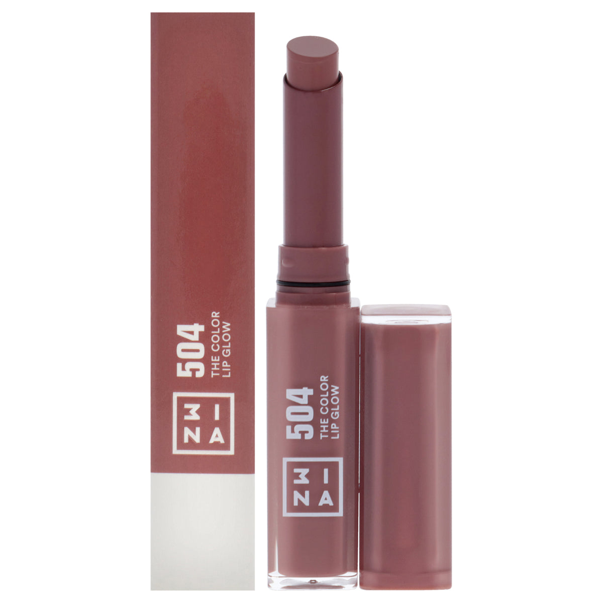 The Color Lip Glow - 504 Classic Nude by 3INA for Women - 0.05 oz Lipstick
