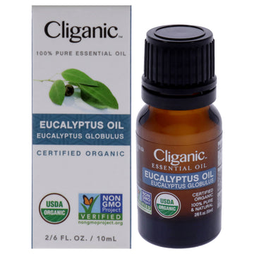 Organic Eucalyptus by Cliganic for Unisex - 0.33 oz Oil