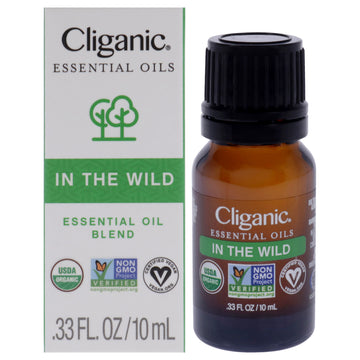 Organic Blend - In The Wild by Cliganic for Unisex - 0.33 oz Oil