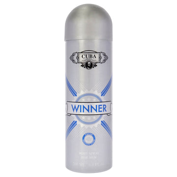 Cuba Winner by Cuba for Men - 6.6 oz Body Spray