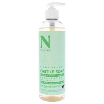 Castile Liquid Soap - Eucalyptus by Dr. Natural for Unisex - 16 oz Soap