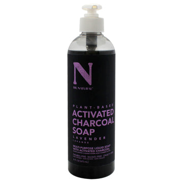 Activated Charcoal Liquid Soap - Lavender by Dr. Natural for Unisex - 16 oz Soap
