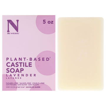 Castile Bar Soap - Lavender by Dr. Natural for Unisex - 5 oz Soap