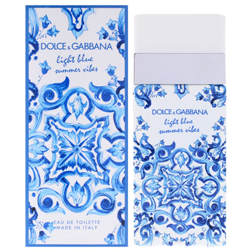 Light Blue Summer Vibes by Dolce and Gabbana for Women - 3.3 oz EDT Spray