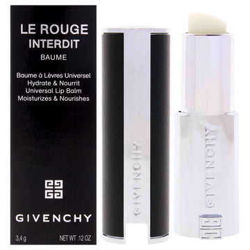 Le Rouge Interdit Baume Lip Balm - 00 Natural Finish by Givenchy for Women - 0.12 oz Lip Balm (Refillable)
