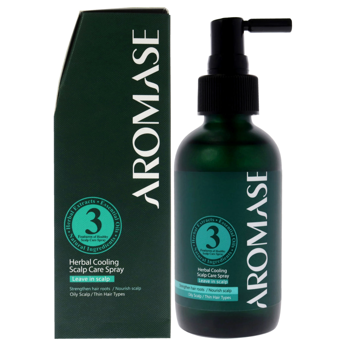 Herbal Cooling Scalp Care Spray by Aromase for Unisex - 3.89 oz Hair Spray