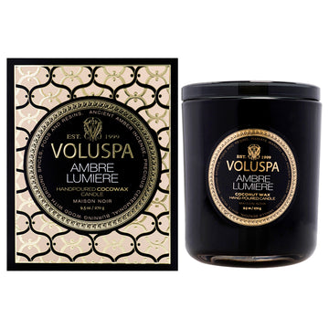 Maison Noir Collection Classic - Ambre Lumiere by Voluspa for Unisex - 9.5 oz Candle