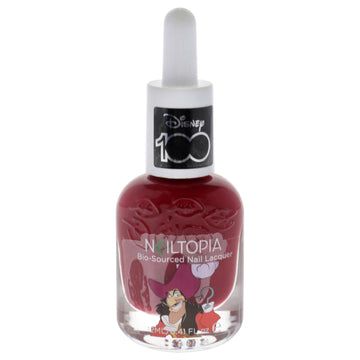 Bio-Sourced Nail Lacquer Disney Collection - Captain Hook Limited Edition by Nailtopia for Women - 0.41 oz Nail Polish