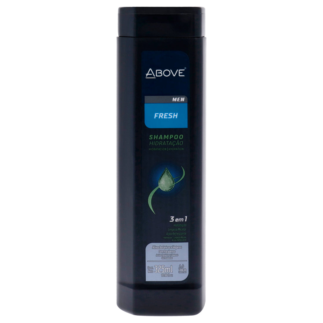 Fresh 3 In 1 Shampoo Hydration by Above for Men - 10.9 oz Shampoo