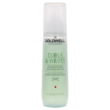 Dualsenses Curls and Waves Hydrating Serum Spray by Goldwell for Women - 5 oz Serum
