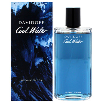 Cool Water Oceanic Edition by Davidoff for Men - 4.2 oz EDT Spray