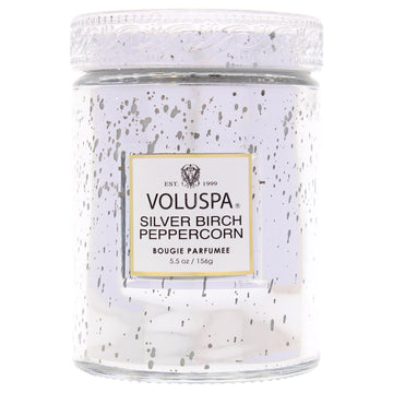 Small - Silver Birch Peppercorn by Voluspa for Unisex - 5.5 oz Candle
