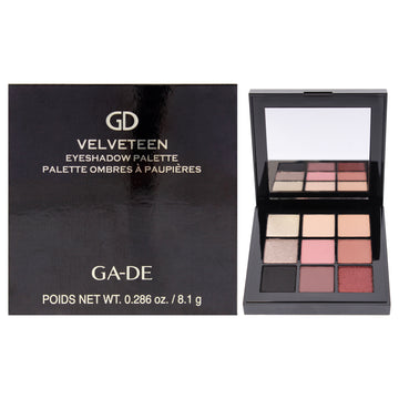 Velveteen Eyeshadow Palette - 55 Shades of Love by GA-DE for Women - 0.286 oz Eye Shadow
