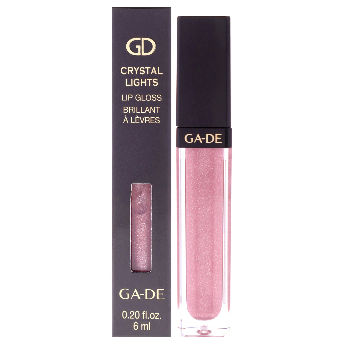 Crystal Lights Lip Gloss - 514 Smoky Quartz by GA-DE for Women - 0.2 oz Lip Gloss
