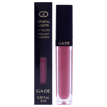 Crystal Lights Lip Gloss - 829 Mauvy Kiss by GA-DE for Women - 0.20 oz Lip Gloss