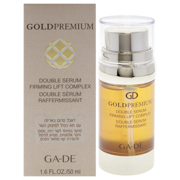 Gold Premium Double Serum Firming Lift Complex by GA-DE for Women - 1.6 oz Serum