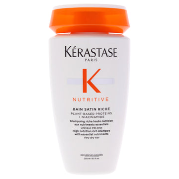 Nutritive Bain Satin Riche Shampoo by Kerastase for Unisex - 8.5 oz Shampoo